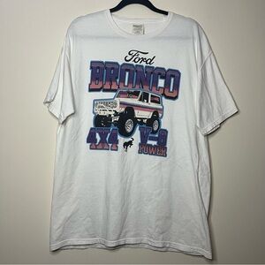 FORD BRONCO Graphic White Vintage Tshirt